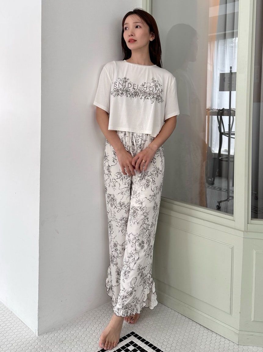 SNIDEL HOME「【接触冷感】カットレーヨンTシャツ」|ルームウェア|