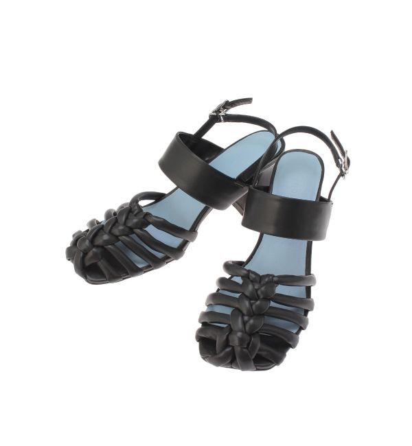 ELENDEEK「GURKHA SQUARE HEEL SANDAL」|サンダル|