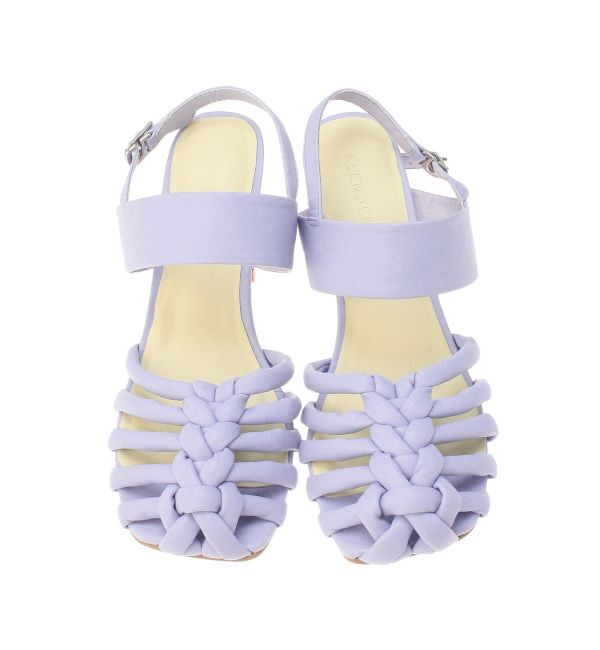 ELENDEEK「GURKHA SQUARE HEEL SANDAL」|サンダル|