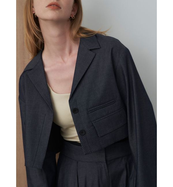 ELENDEEK「TAILORED SHORT JK」|テーラードジャケット|