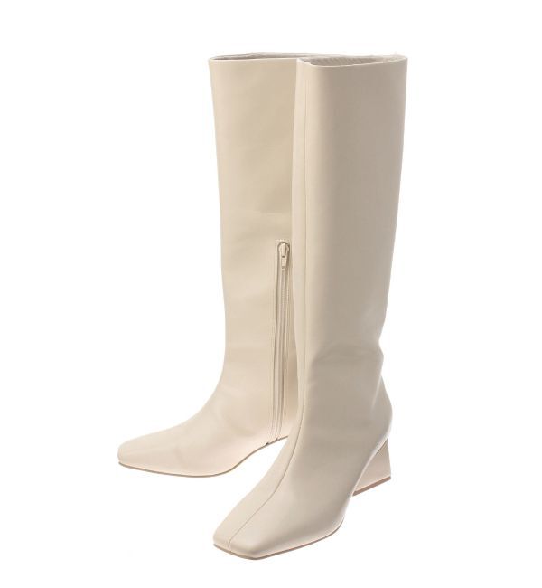 ELENDEEK「SQUARE LONG BOOTS」|ロングブーツ|