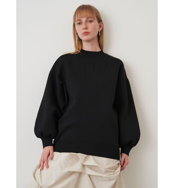 ELENDEEK「FORM SLEEVE OVER KT」|ニット・セーター|ブラック