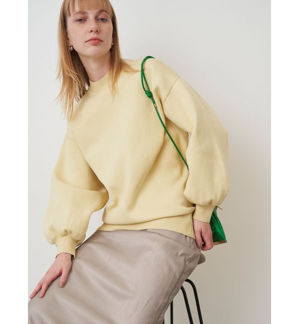 ELENDEEK「FORM SLEEVE OVER KT」|ニット・セーター|イエロー