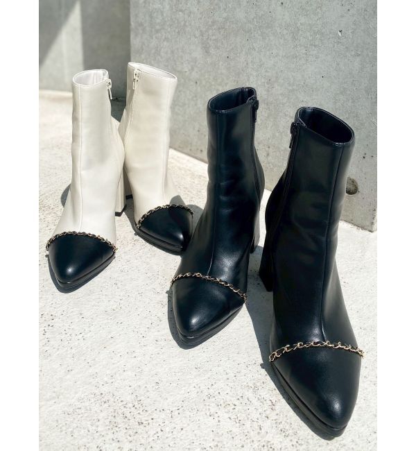 RESEXXY「チェーンベルトショートブーツ」|ショートブーツ|
