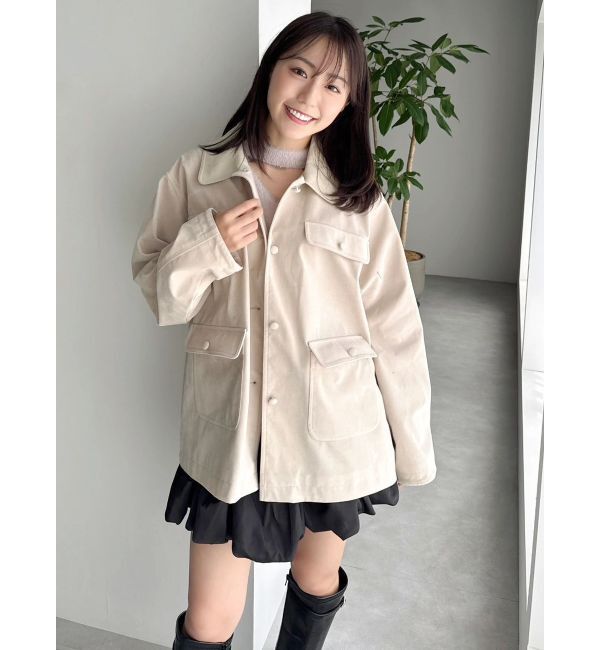 dazzlin「【セットアップ対応】ポケットオーバーブルゾン」|ブルゾン・スタジャン|