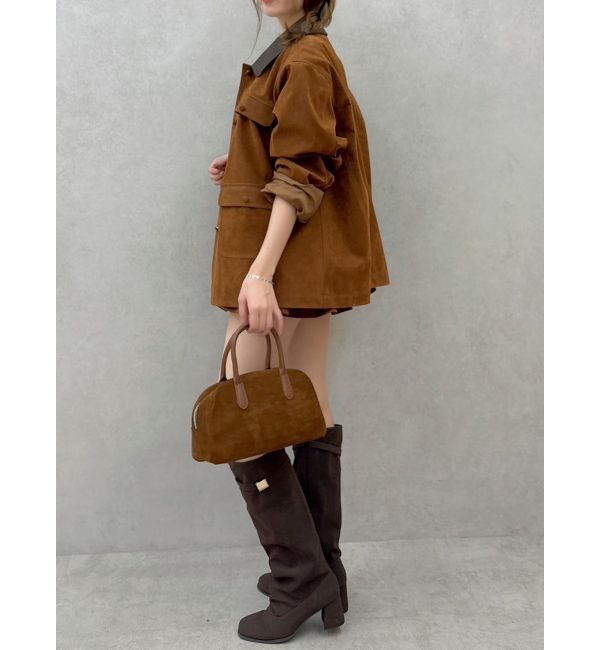 dazzlin「【セットアップ対応】ポケットオーバーブルゾン」|ブルゾン・スタジャン|キャメル