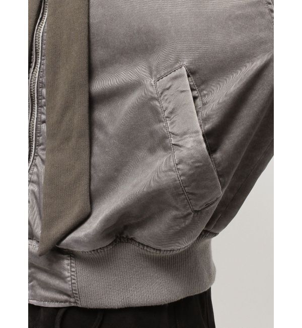 EMODA「スカーフフーディナイロンブルゾン」|ブルゾン・スタジャン|