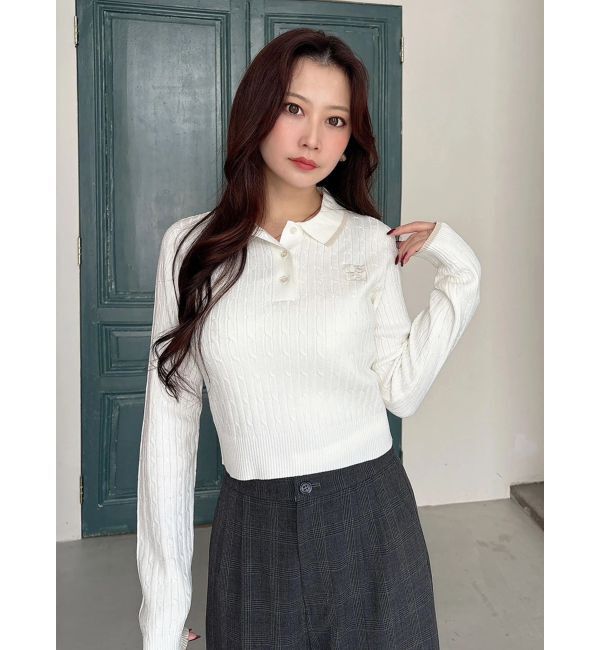 MERCURYDUO「U.S. POLO ASSN.別注 配色ラインニットセットアップ」|ワンピース|