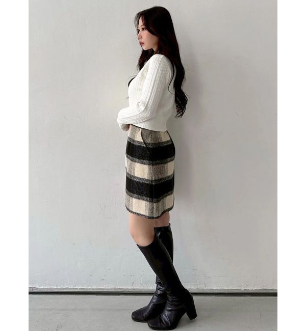 MERCURYDUO「U.S. POLO ASSN.別注 配色ラインニットセットアップ」|ワンピース|