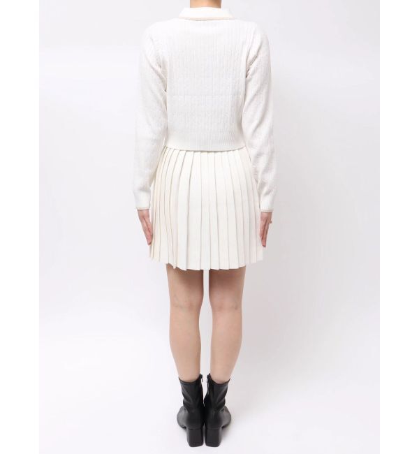 MERCURYDUO「U.S. POLO ASSN.別注 配色ラインニットセットアップ」|ワンピース|