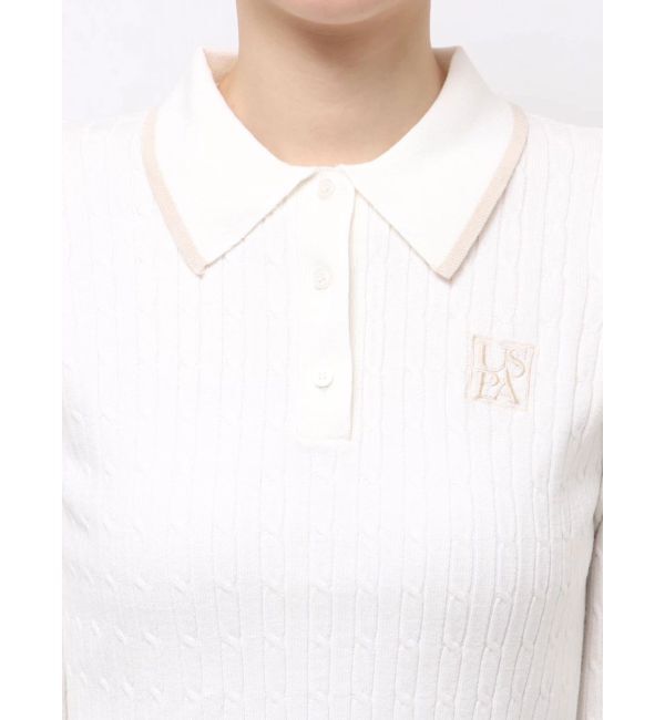 MERCURYDUO「U.S. POLO ASSN.別注 配色ラインニットセットアップ」|ワンピース|