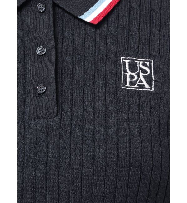 MERCURYDUO「U.S. POLO ASSN.別注 配色ラインニットセットアップ」|ワンピース|