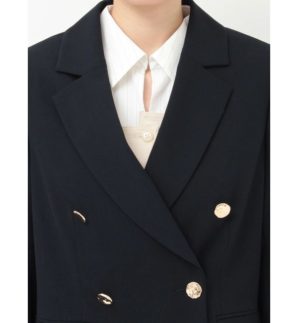 MERCURYDUO「メタルボタン使い紺ブレザー」|テーラードジャケット|