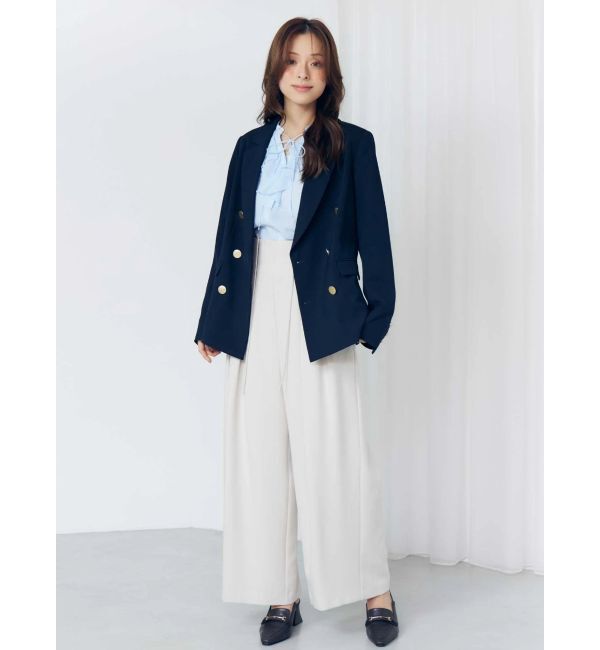 MERCURYDUO「メタルボタン使い紺ブレザー」|テーラードジャケット|