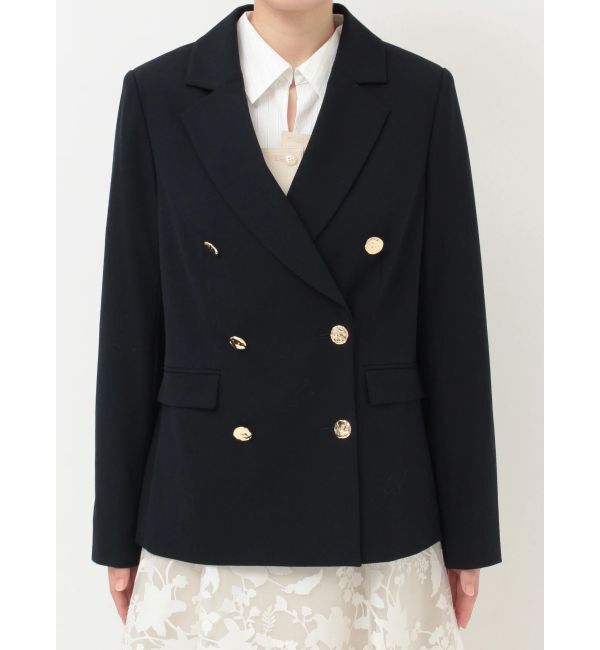 MERCURYDUO「メタルボタン使い紺ブレザー」|テーラードジャケット|