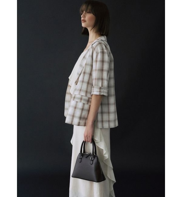 LAGUNAMOON「ハーフスリーブチェックジャケット」|その他|