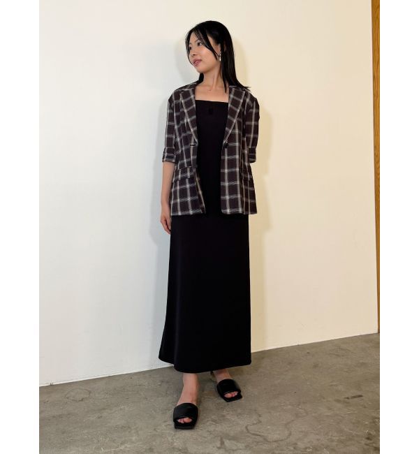 LAGUNAMOON「ハーフスリーブチェックジャケット」|その他|