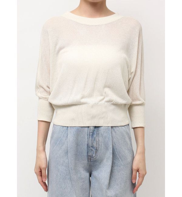 LAGUNAMOON「2WAYラメシアーカーディガン」|カーディガン|