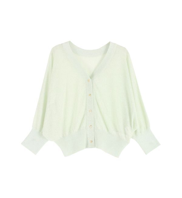 LAGUNAMOON「2WAYラメシアーカーディガン」|カーディガン|