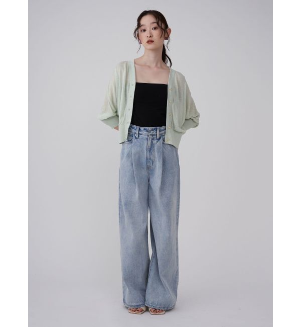 LAGUNAMOON「2WAYラメシアーカーディガン」|カーディガン|