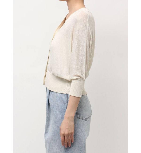 LAGUNAMOON「2WAYラメシアーカーディガン」|カーディガン|