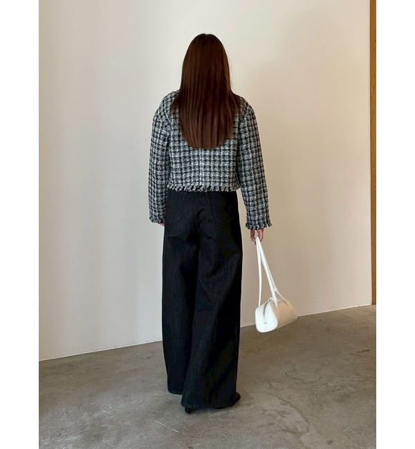 LAGUNAMOON「テープヤーンツイードジャケット」|その他|