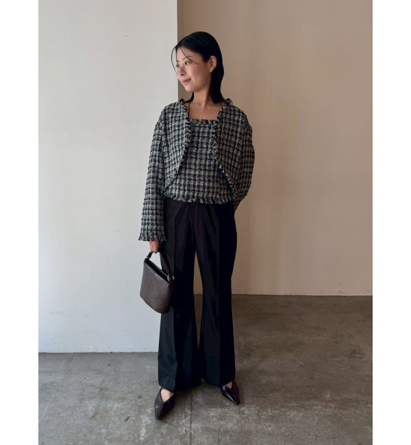 LAGUNAMOON「テープヤーンツイードジャケット」|その他|