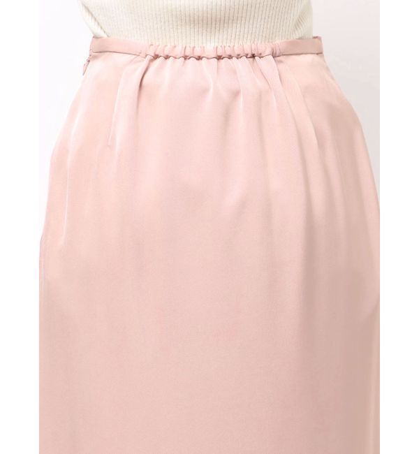 LAGUNAMOON「サテンラップデザインサテンナロースカート」|スカート|