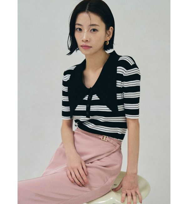 LAGUNAMOON「サテンラップデザインサテンナロースカート」|スカート|