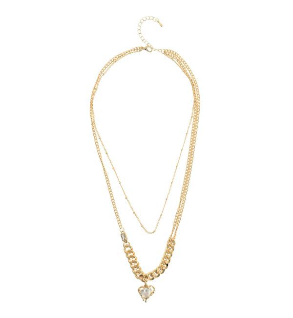 jouetie「ハートモチーフレイヤードネックレス」|ネックレス|