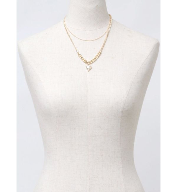 jouetie「ハートモチーフレイヤードネックレス」|ネックレス|