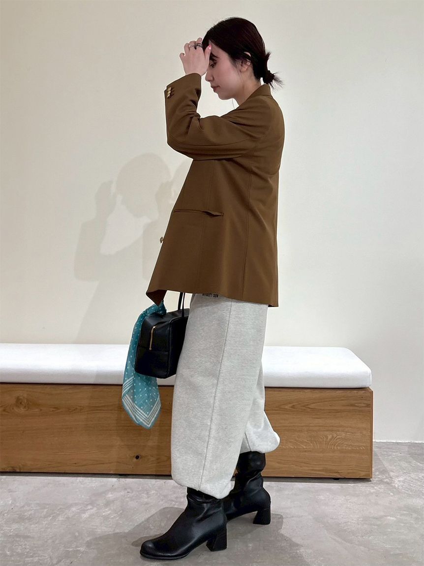 Mila Owen「金釦ダブルブレストロングブレザー」|テーラードジャケット|