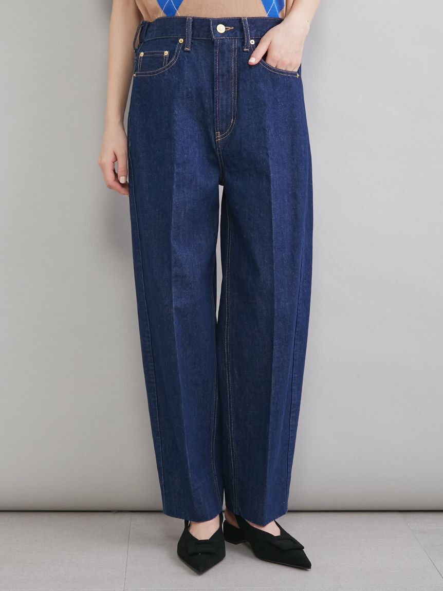 Mila Owen「センタープレスマムデニムパンツ」|デニム|IND