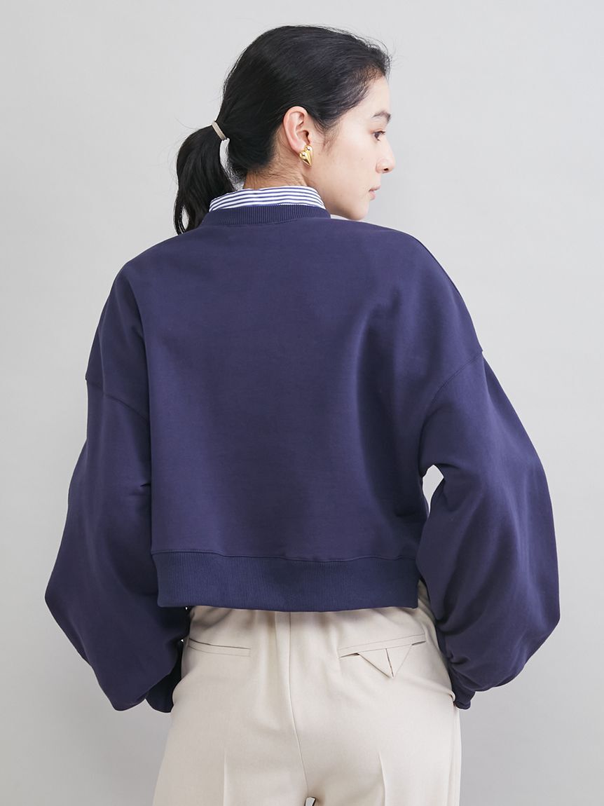 Mila Owen「フォルムスリーブショートトレーナー」|スウェット・ジャージ|