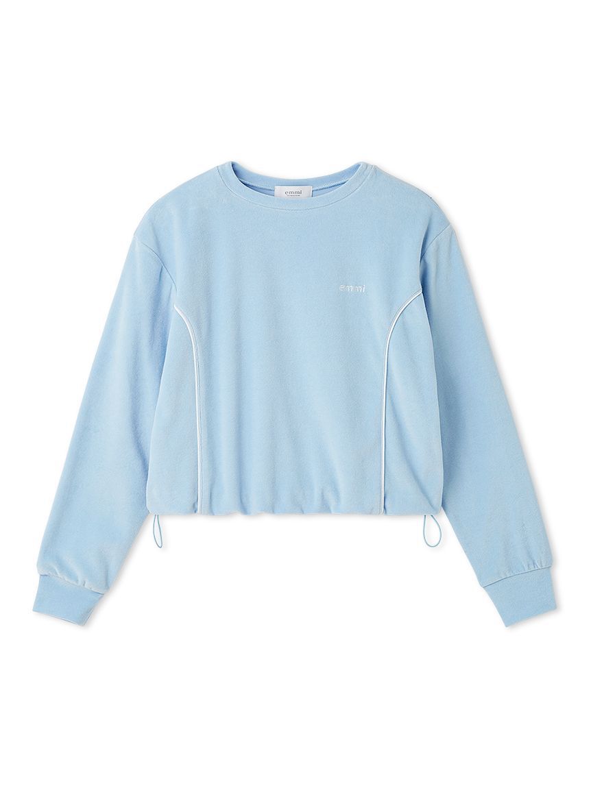 emmi atelier「パイピングデザインベロアトップス」|Tシャツ・カットソー|