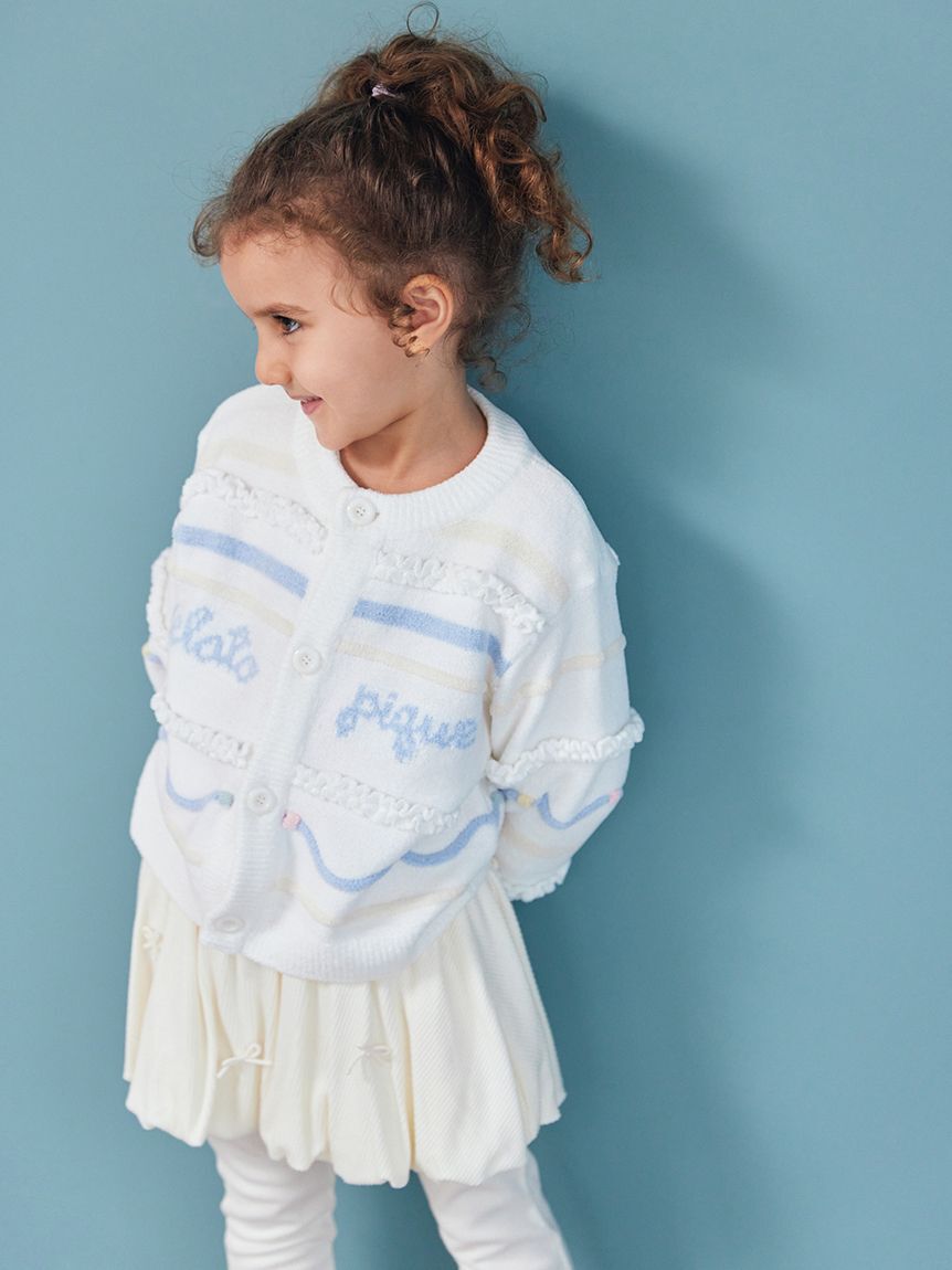 GELATO PIQUE KIDS & BABY「【KIDS】エアリーモコホイップケーキカーディガン」|カーディガン|