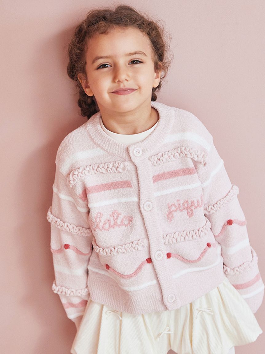GELATO PIQUE KIDS & BABY「【KIDS】エアリーモコホイップケーキカーディガン」|カーディガン|PNK