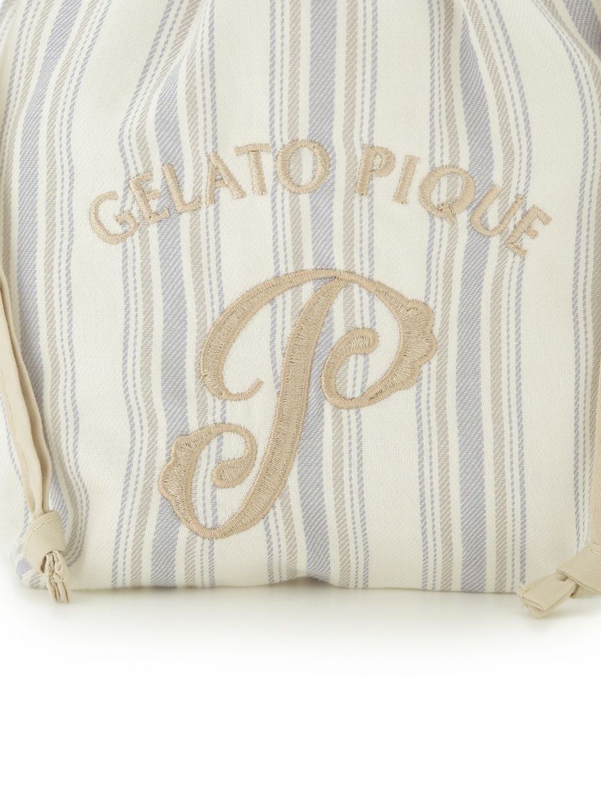 gelato pique「エンブレムモチーフ巾着」|ポーチ|