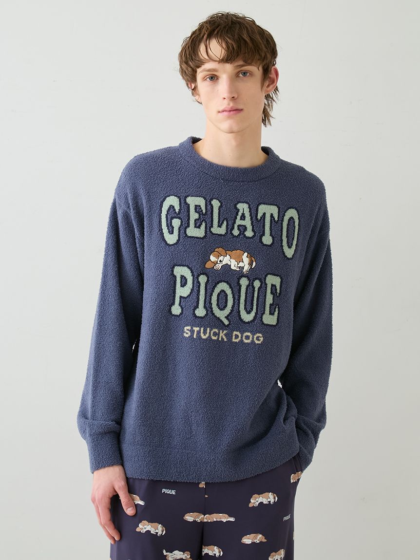 GELATO PIQUE HOMME「【HOMME】エアリーモコスリーピングドッグプルオーバー」|プルオーバー|