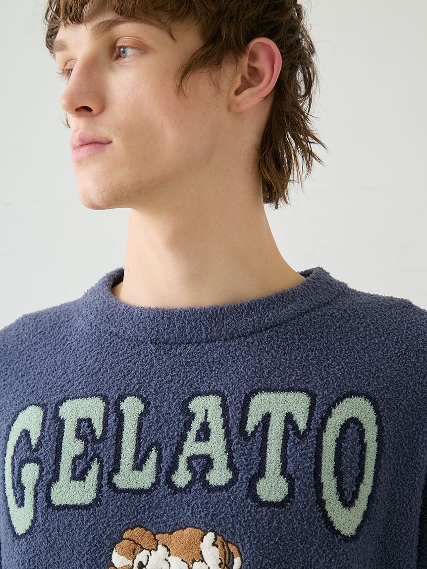 GELATO PIQUE HOMME「【HOMME】エアリーモコスリーピングドッグプルオーバー」|プルオーバー|
