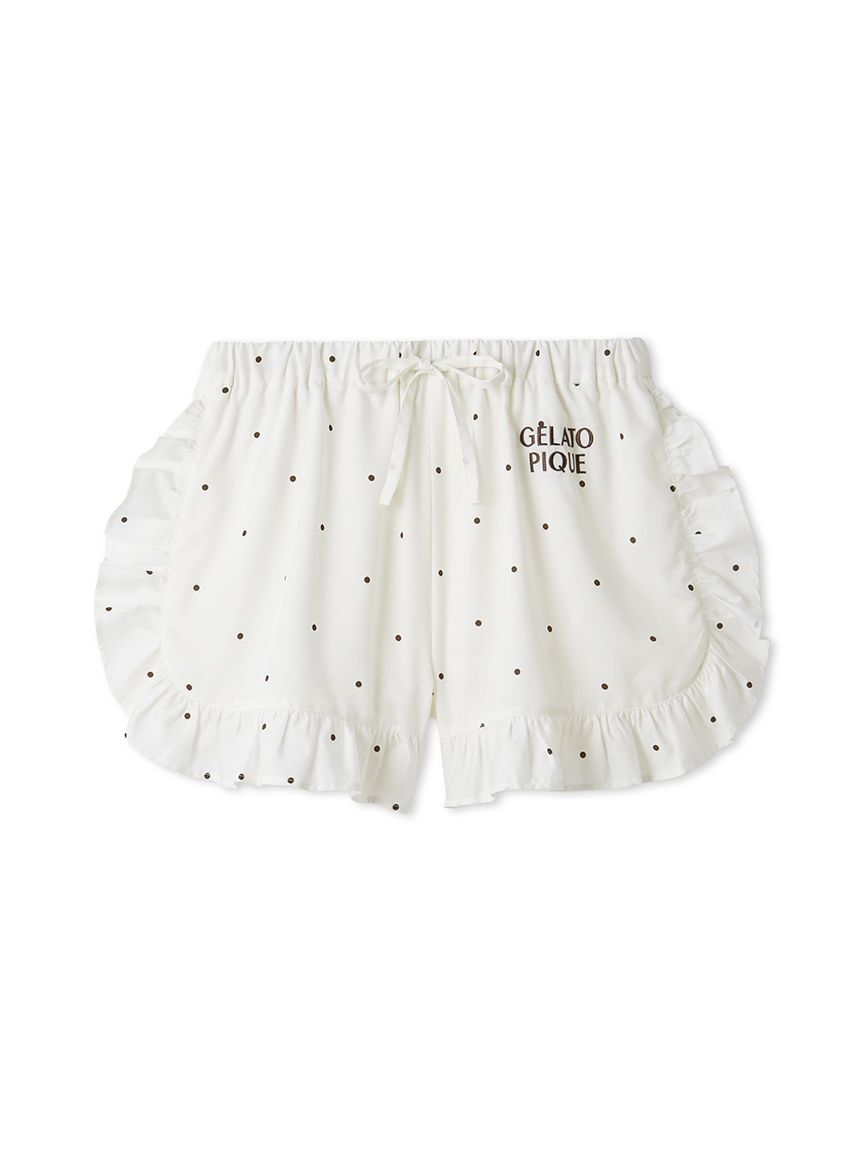 gelato pique「【WhiteDay】3柄フリルショートパンツ」|ルームウェア|