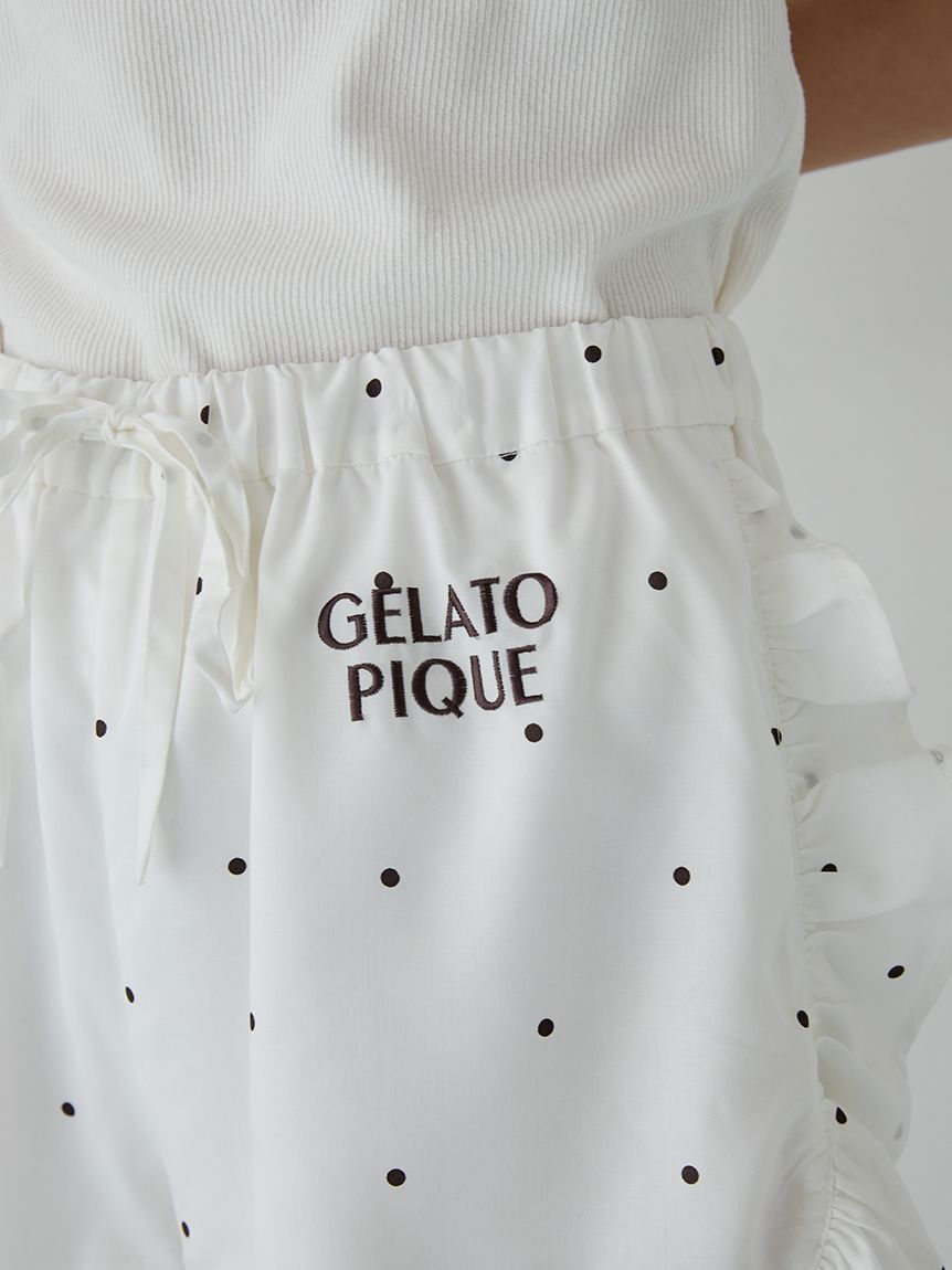 gelato pique「【WhiteDay】3柄フリルショートパンツ」|ルームウェア|