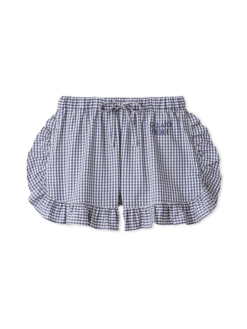 gelato pique「【WhiteDay】3柄フリルショートパンツ」|ルームウェア|NVY