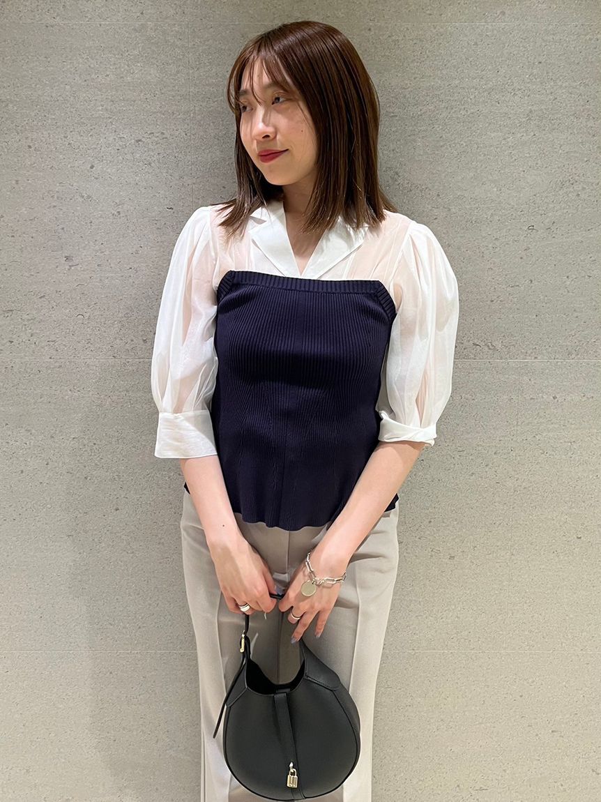 SNIDEL「美脚ストレッチパンツ」|チノ|