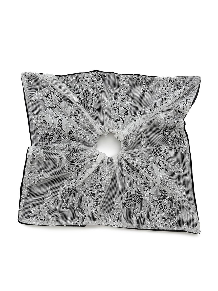 SNIDEL「レースコンビベロアシュシュ」|ヘアバンド|