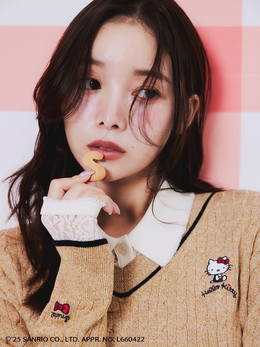 SNIDEL「【HELLO KITTY】ケーブルプルオーバー」|ニット・セーター|
