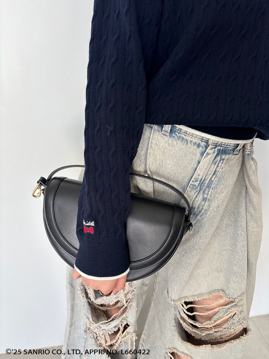 SNIDEL「【HELLO KITTY】ケーブルプルオーバー」|ニット・セーター|