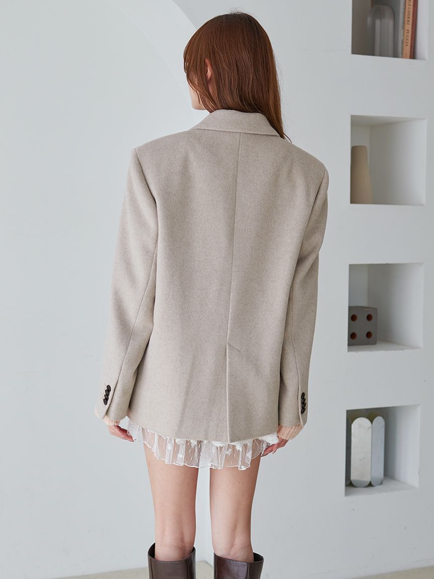 SNIDEL「オーバーサイズコートジャケット」|テーラードジャケット|