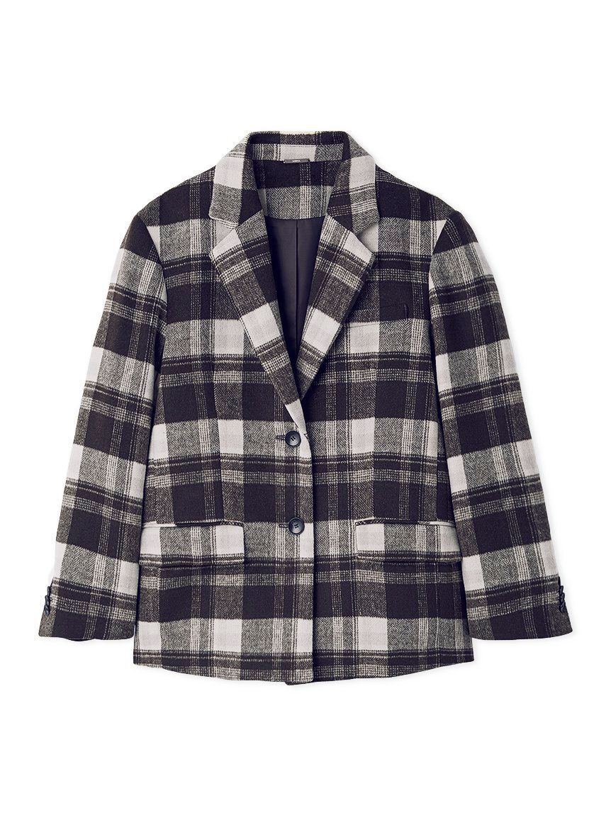 SNIDEL「オーバーサイズコートジャケット」|テーラードジャケット|CHECK