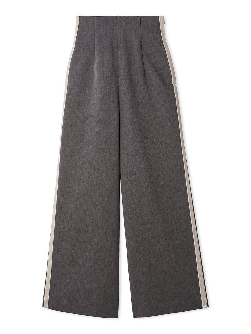 SNIDEL「バックリボンレースアップラインパンツ」|チノ|